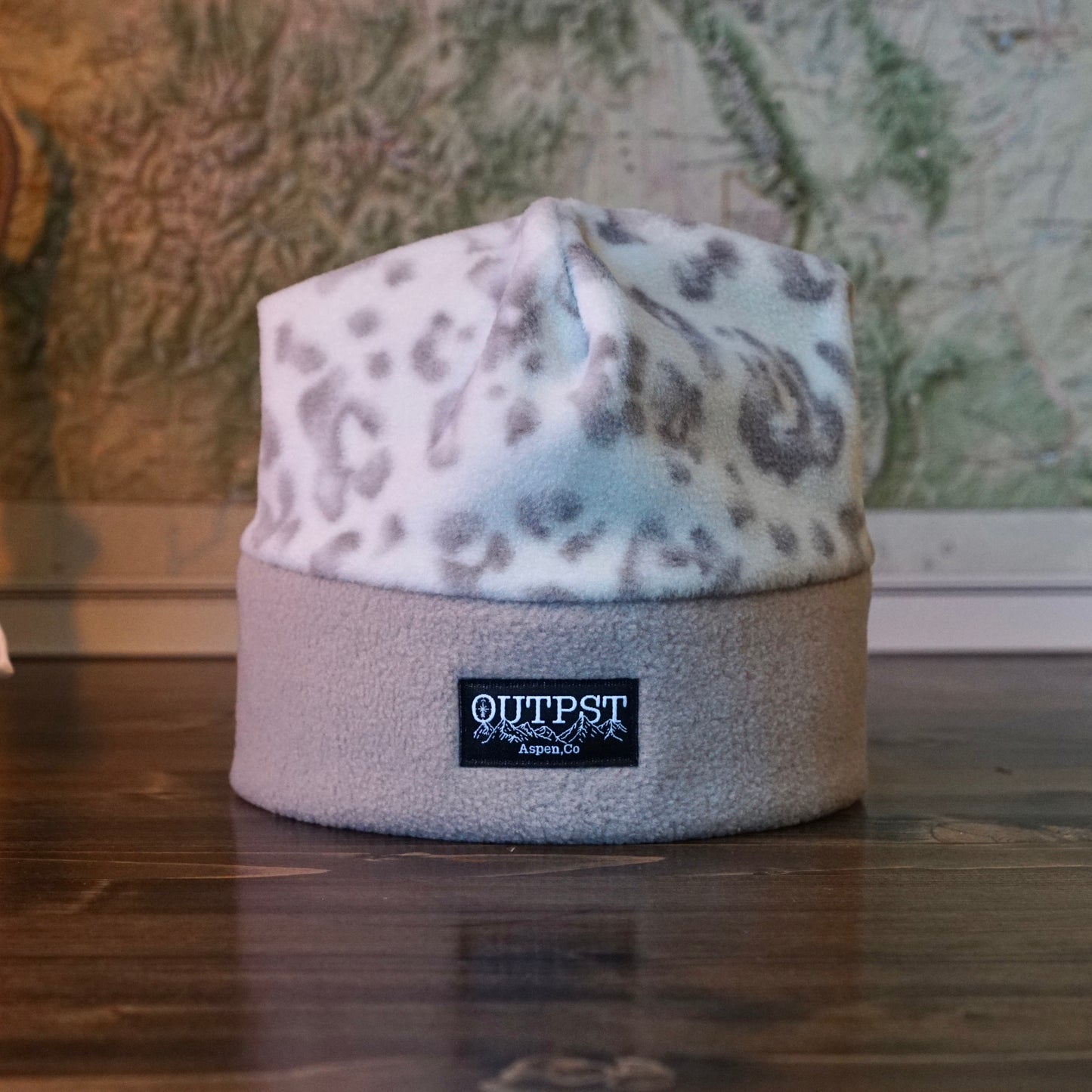 Posted Leopard Fleece Hat