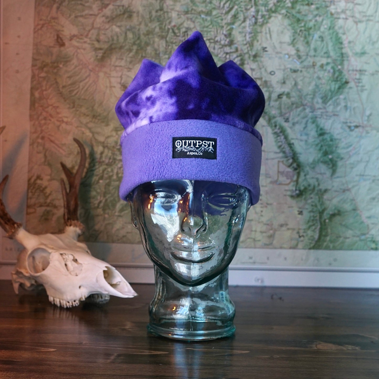Purp Quad Pointer Fleece Hat