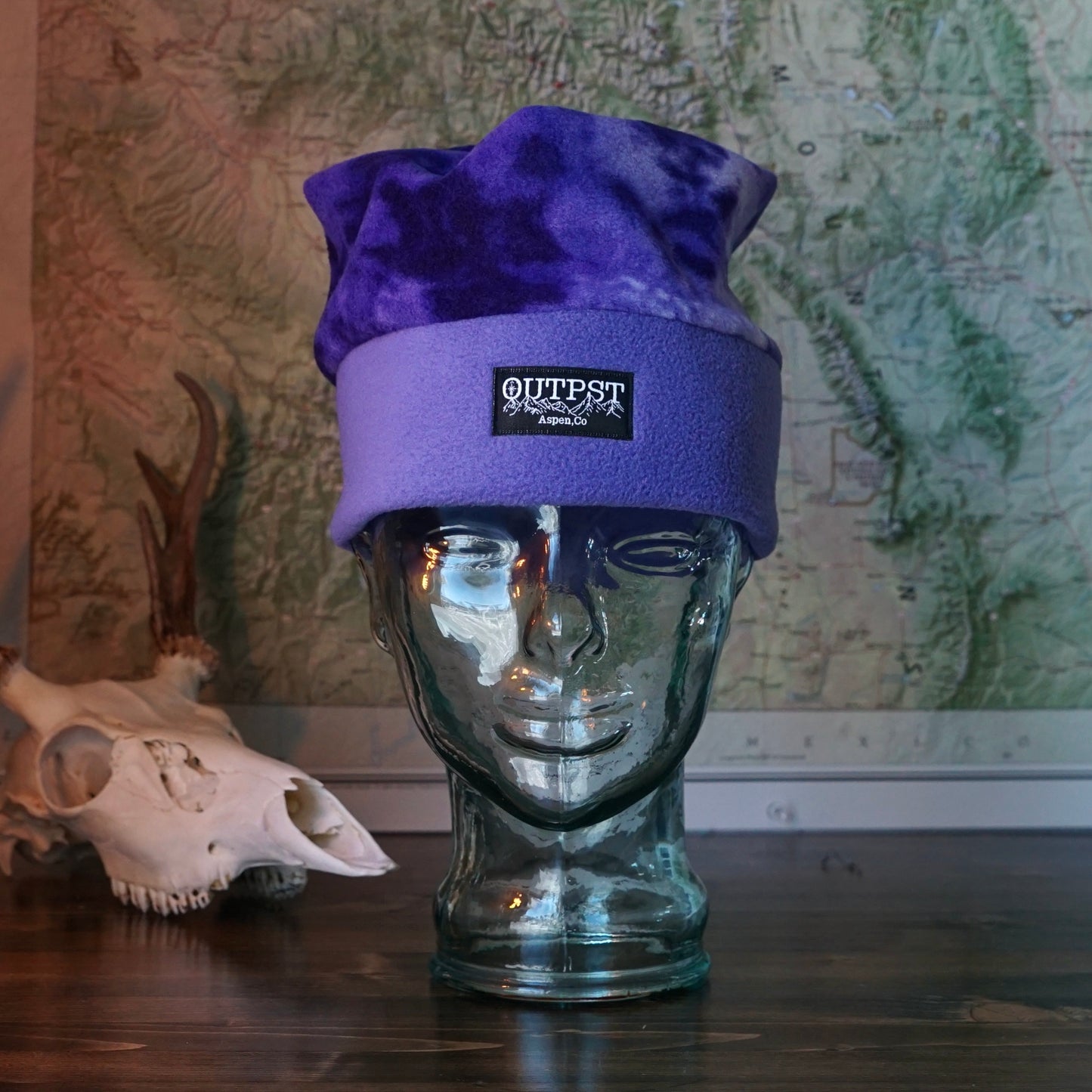 Posted Purp Fleece Hat