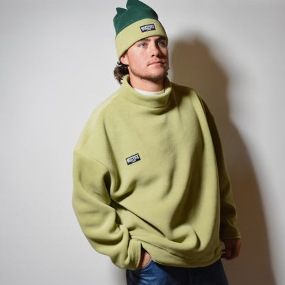 Lichen Fleece Mockneck