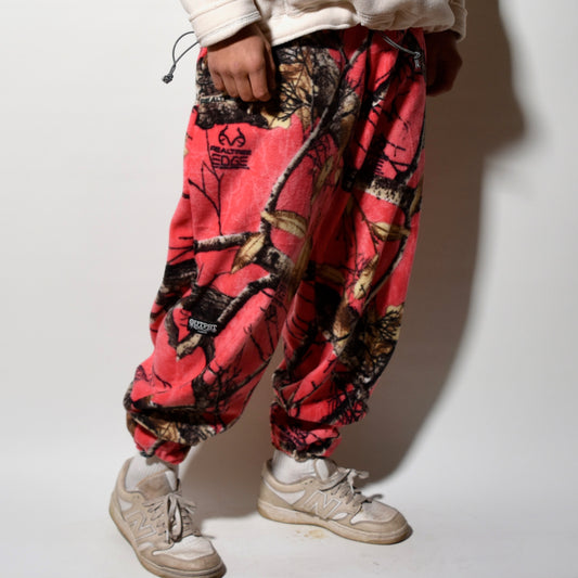 Pink Camo Fleece Sweatpants