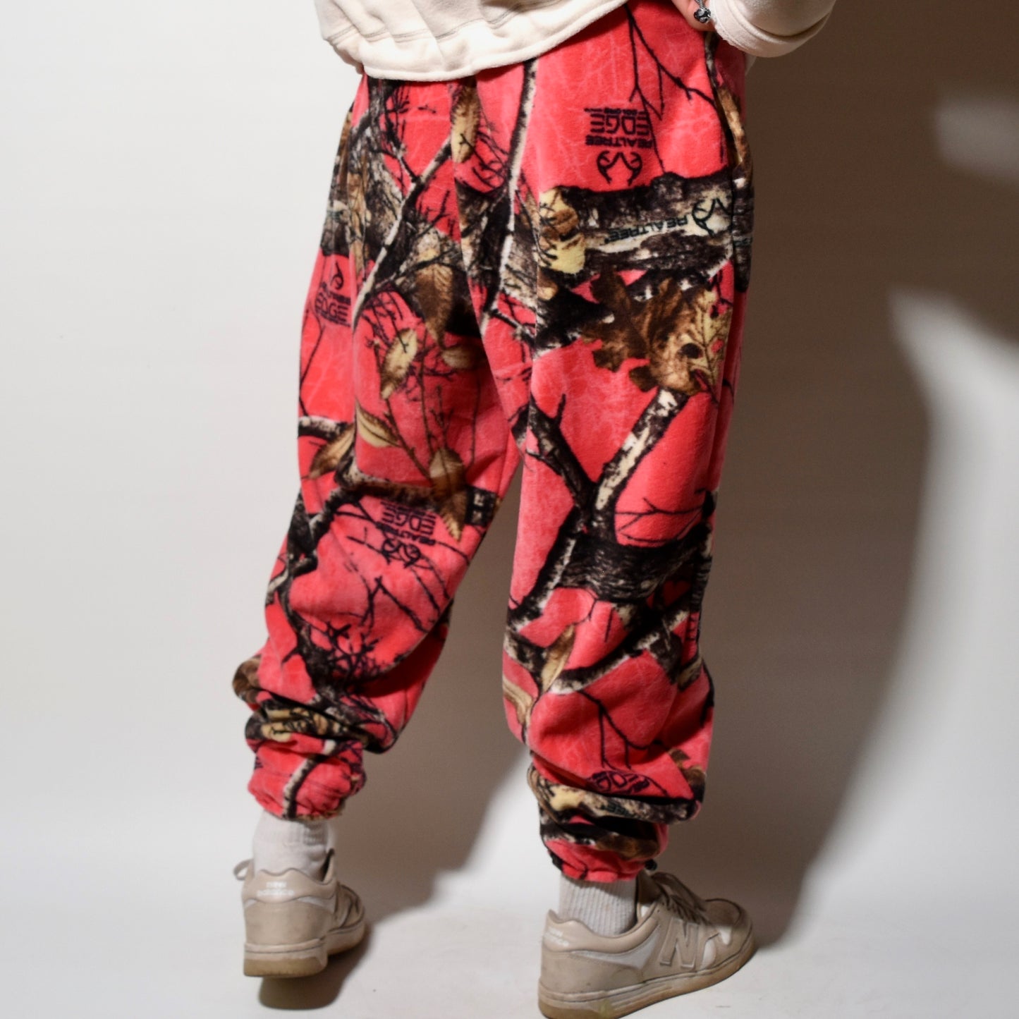 Pink Camo Fleece Sweatpants