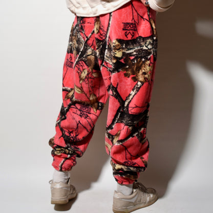 Pink Camo Fleece Sweatpants