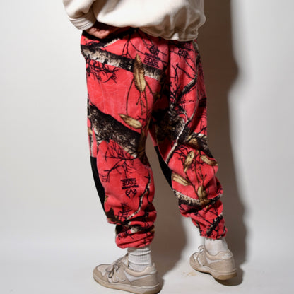 Pink Camo Fleece Sweatpants