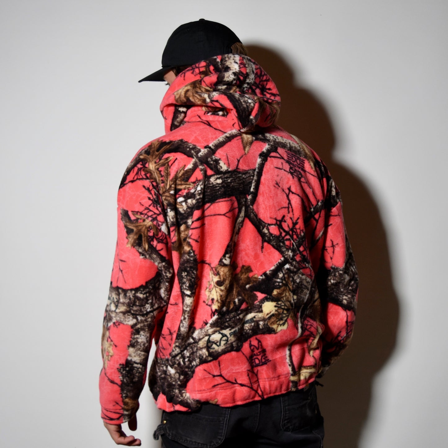 Pink Camo Fleece Hoodie