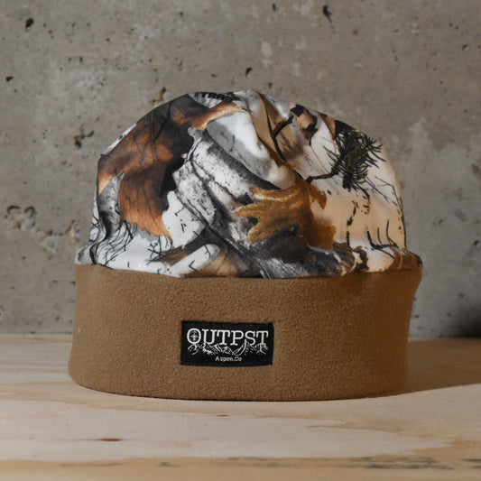 4th Szn Posted Tan Fleece Hat