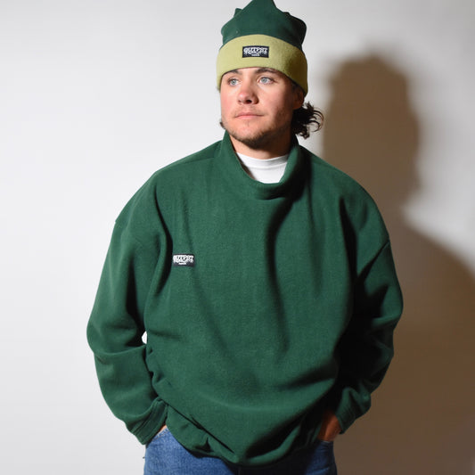 Evergreen Fleece Mockneck