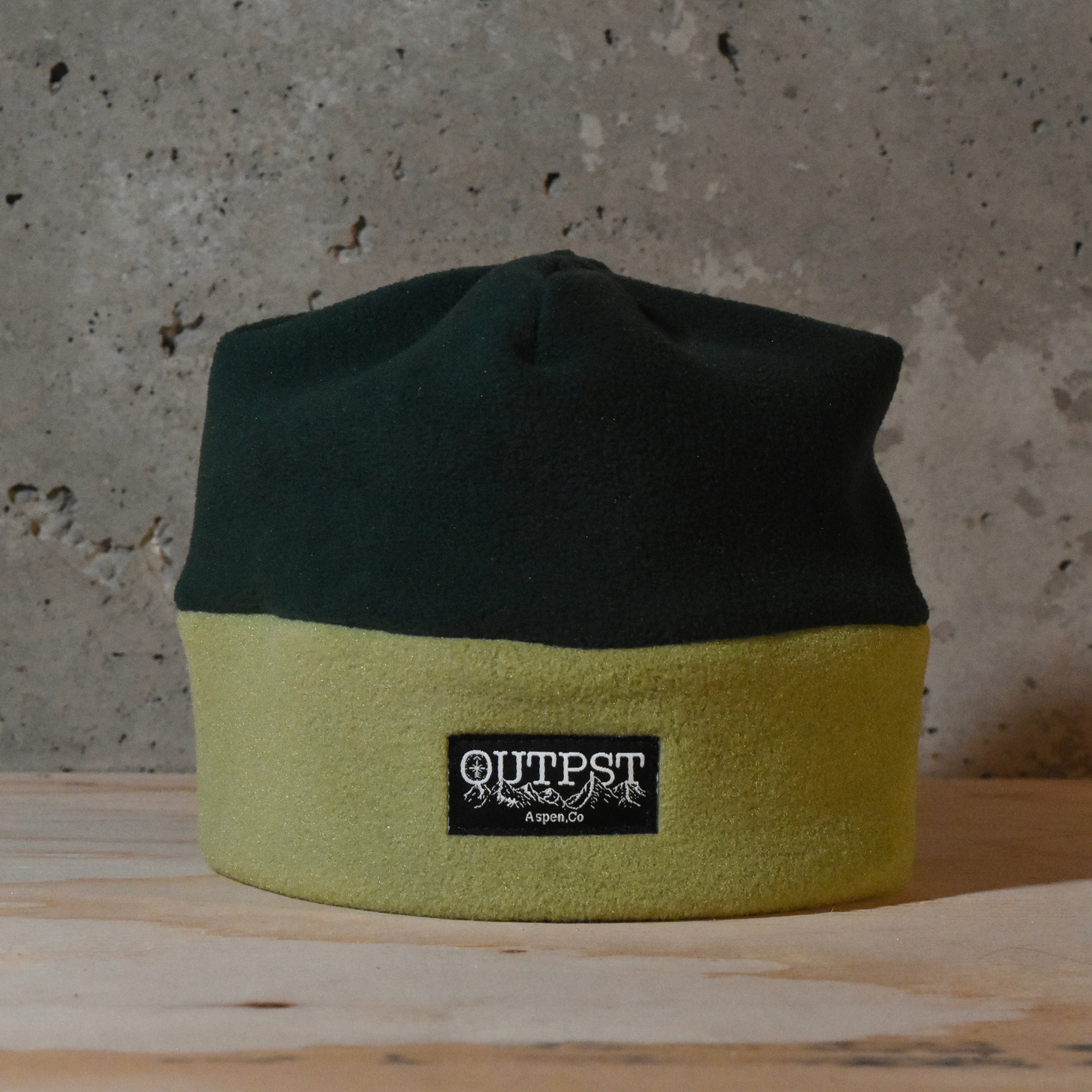 Fleece Beanie – Evergreen Posted | Outpst – Outpst Co.